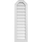 Ekena Millwork Octagonal Top Surface Mount PVC Gable Vent w/ 2"W x 1-1/2"P Brickmould Frame, 12"W x 38"H GVPOT12X3802SN - alternate 1